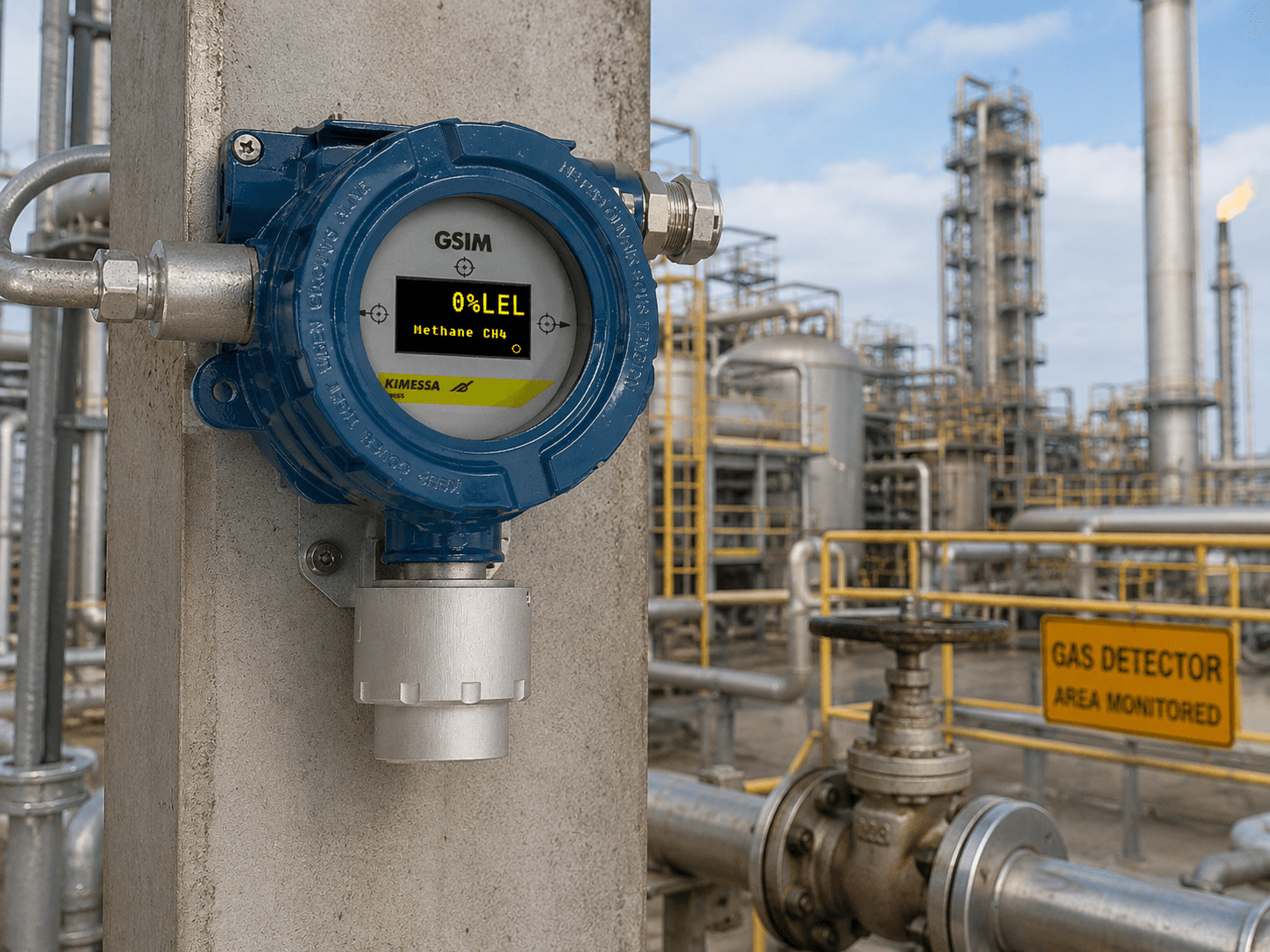 Industrial gas detection